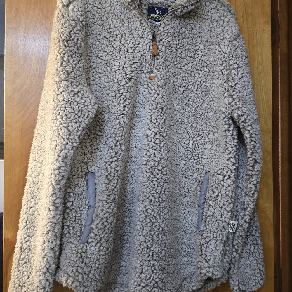 Simply Southern Gray Sherpa Jacket